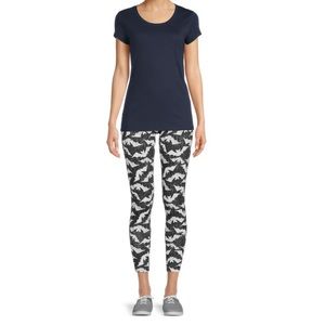 No Boundaries Juniors' Ankle Holiday Leggings NWT